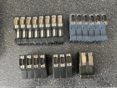 23x Siemens SIMATIC PROFIBUS Stecker 6ES7 972-0B  gebraucht Konvolut