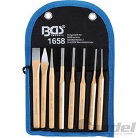 BGS SPLINTENTREIBER-SET 8-Tlg. MeißEl KÖRner Durchtreiber DurchschlÄGer 150Mm
