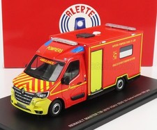 2019 RENAULT MASTER VAN WAS SDIS 28 VSAV Fire Truck 1/43 ALERT 0116