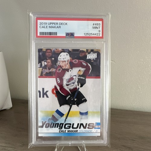 2019-20 Upper Deck Young Guns Cale Makar #493 Avalanche (RC) PSA 9