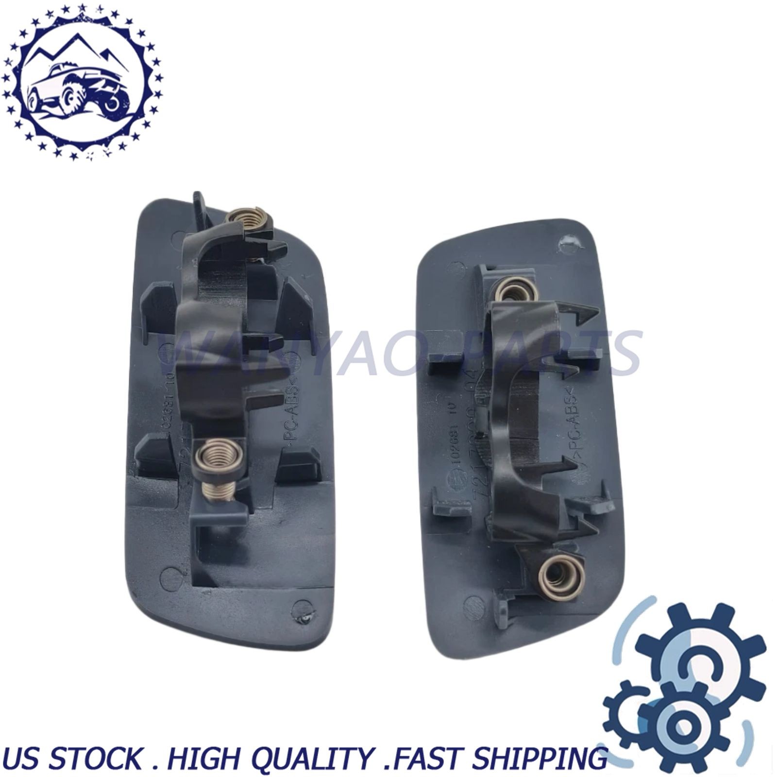 For 10-18 Rolls-Royce Ghost Pair Headlamp Washer Cover Front LH RH 61677244959