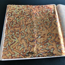 50 PCS Variegated Gold Foil Leaf Imitation Gilding Craft Starry Sky Copper