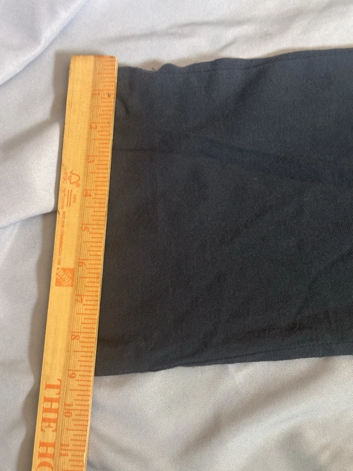 Chanel Black Wool Side Zip Straight Leg Dress Pants Size 13in waist Vintage - Image 4 of 4