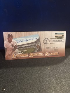 BASEBALL SIGNED LUIS APARICIO (HOF) COMISKEY PK 1910 1990 LEGENDARY STDM CACHET