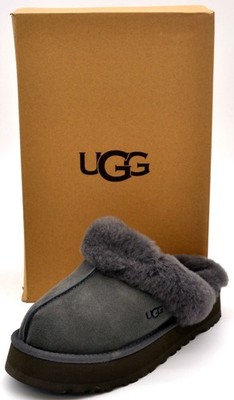 UGG Disquette Women's Slipper, Size 7 - Gray (1122550) for sale