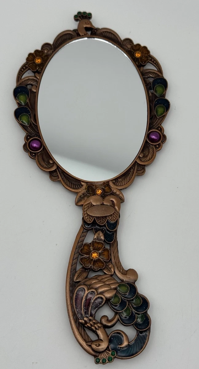 Peacock Mirror In Collectible Hand Mirrors for sale | eBay
