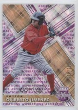 2019 Panini Elite Extra Edition Aspirations Purple 110/250 Gilberto Jimenez s3g