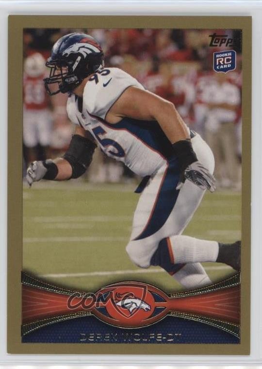 2012 Topps Gold /2012 Derek Wolfe #419 Rookie RC 0q3