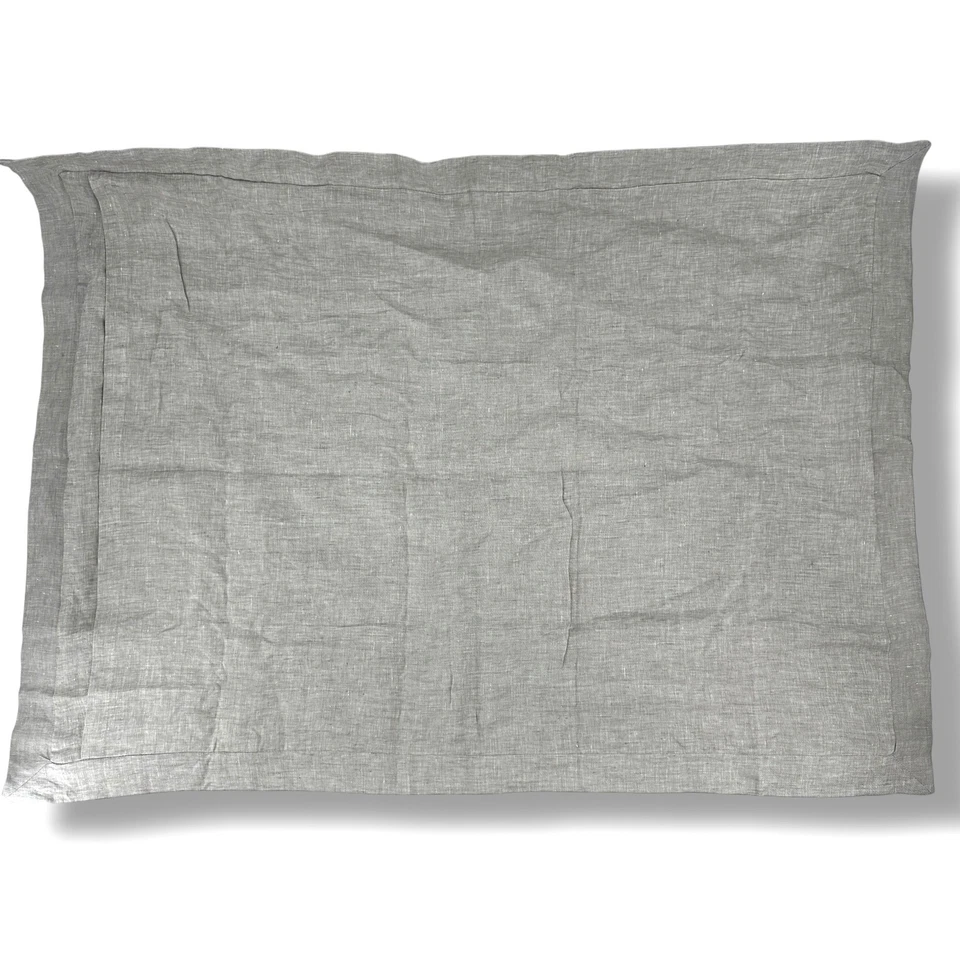 Ferragens de restauração palmeta bordada linho farsa rei espreguiçadeira neblina névoa - Imagem 3 de 4