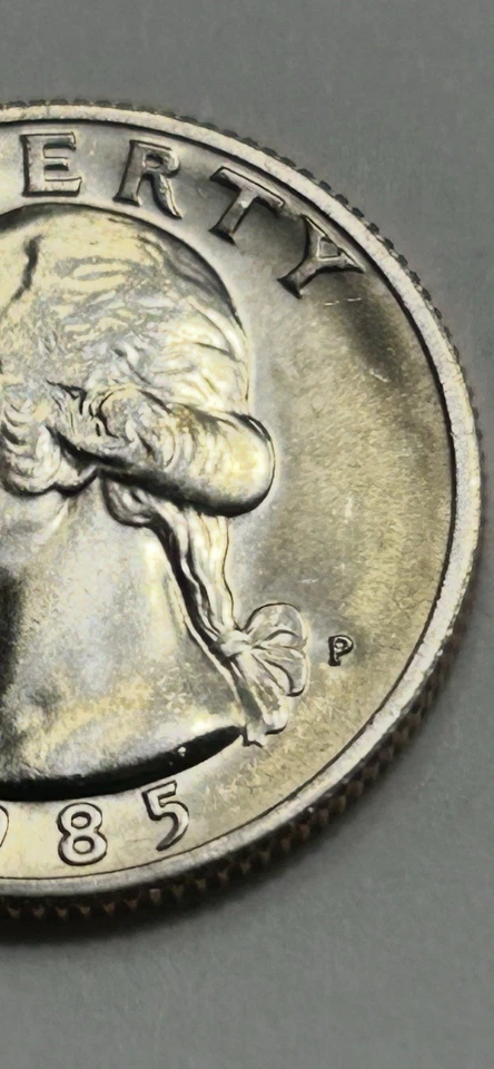 1985 P Washington Quarter Uncirculated US Mint (B6) - Image 4 of 4
