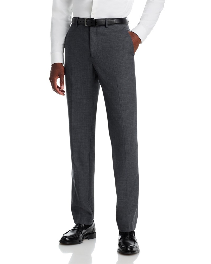 Theory Mens Slim fit Dress Pants 38 34 Charcoal Grey Solid Stretch 17390₽