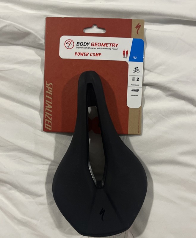 Specialized Power Comp Saddle Black 143mm BRAND NEW with tags 