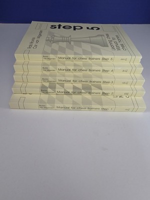 LEARNING CHESS - BOOKS  STEP 1-5 By Rob Brunia