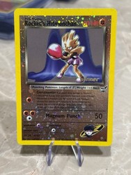 Rocket's Hitmonchan 9/9 Best of Game Winner Reverse Holo Promo