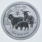 2015 Australia 50 Cents Silver Year Of The Goat 1/2 Oz Fresh,From Original Roll — photo 1
