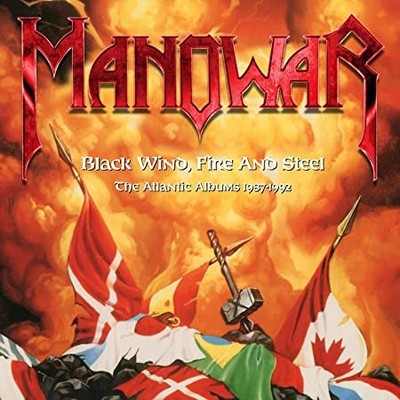 MANOWAR - BLACK WIND  FIRE AND STEEL  T - CD - G4z