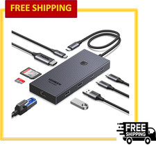 UGREEN Revodok Pro 9-in-1 USB C Hub with 4K HDMI and Gigabit Ethernet, 100W PD