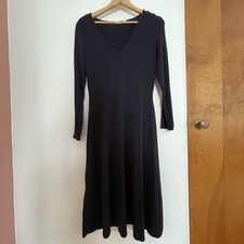 Gap Uniform Navy Midi Long Sleeve Dress Size Small Petite