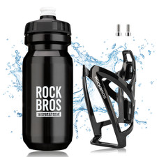 ROCKBROS Leicht Fahrrad Flaschenhalter mit 600ml Trinkflasche Wasserflasche