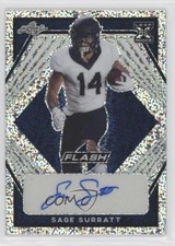 2021 Leaf Flash Navy Blue 13/75 Sage Surratt #BA-SS1 Auto qp4
