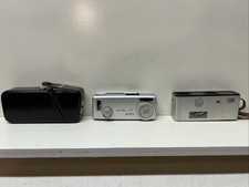 Vintage LOT of 2 Spy Cameras -Minolta-16 and Minolta-16 MG UNTESTED