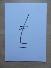 Anton Corbijn director & photographer autograph signed 10x15 cm index card
