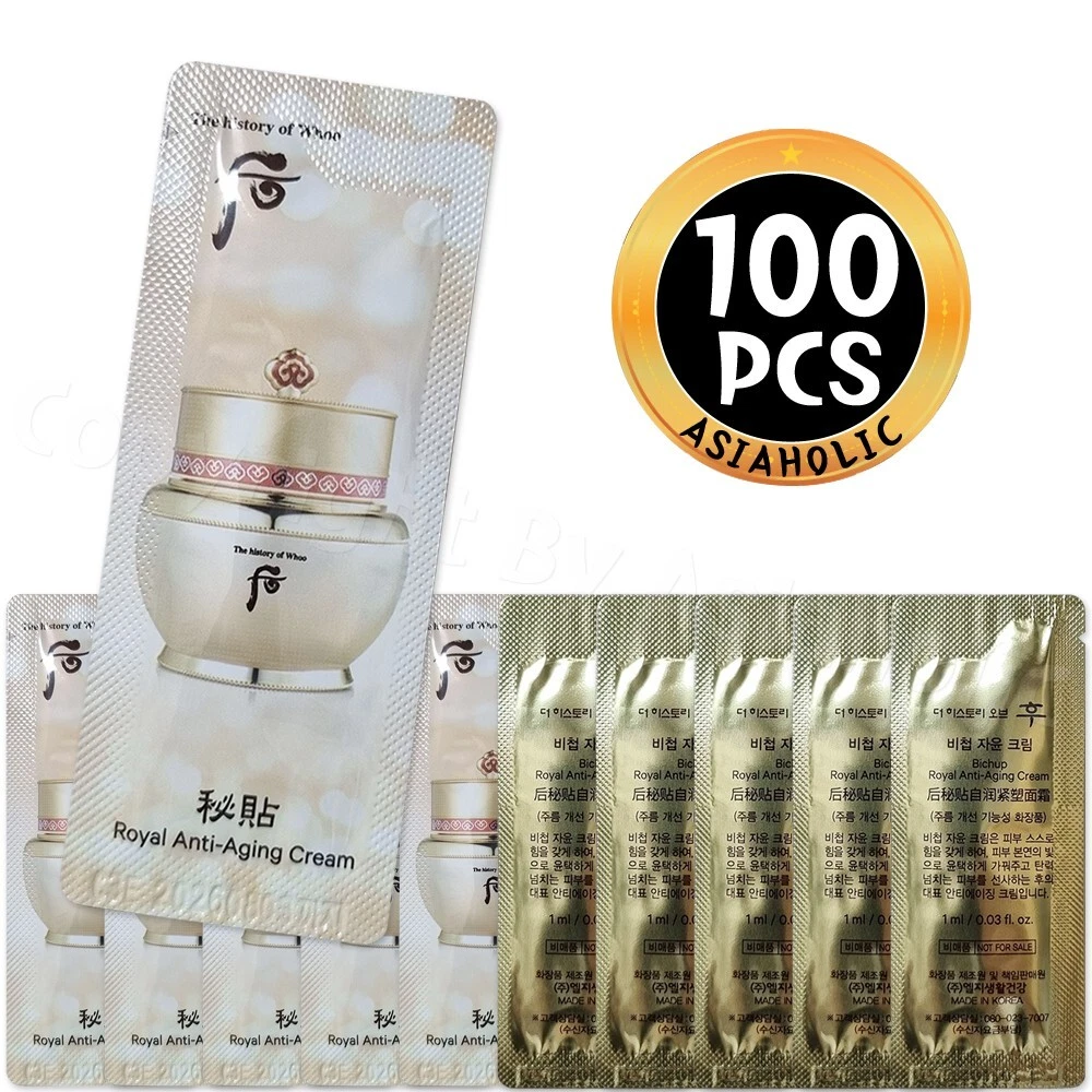 The history of Whoo Bichup Royal Anti-Aging Cream 1ml x 100pcs (100ml) Sample
Opens in a new window