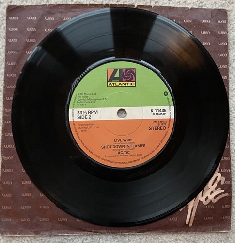 AC/DC - Touch Too Much - 1979 UK 3-track 7" Vinyl SIngle VG+ - 第 4/5 張圖片