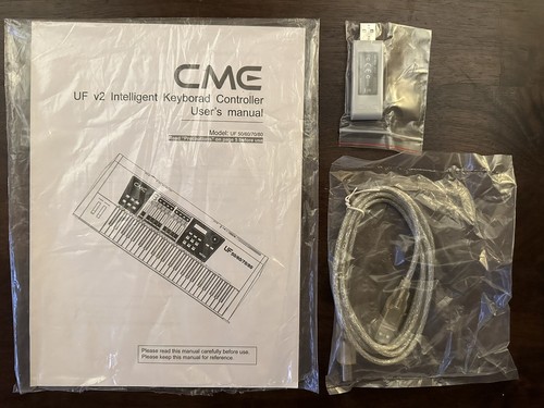 WIRELESS MIDI ADAPTOR & CME UF50,60,70,80, USER MANUAL (52 page, Engl.) - Picture 1 of 8