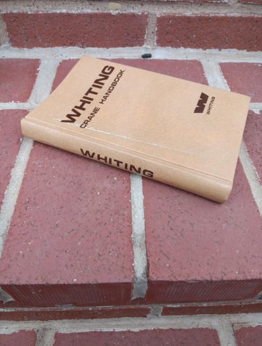 Whiting Crane Handbook 1979 4th Edition Design Data Engineering RARE - Picture 2 of 19