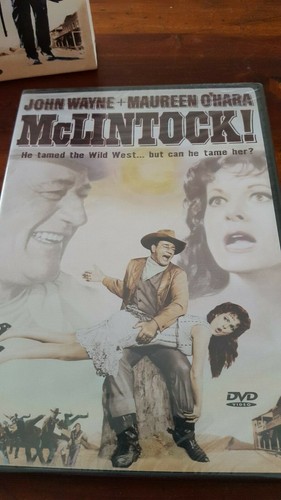 NEW John Wanye DVDs Angel & The Bad Man and McLintock - Picture 3 of 6