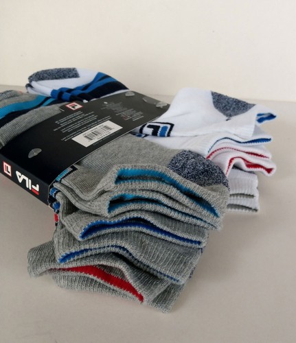 FILA Men's 6-Pair SWIFT DRY Low Cut Socks Shoe Size 6-12 NEW - Picture 11 of 11