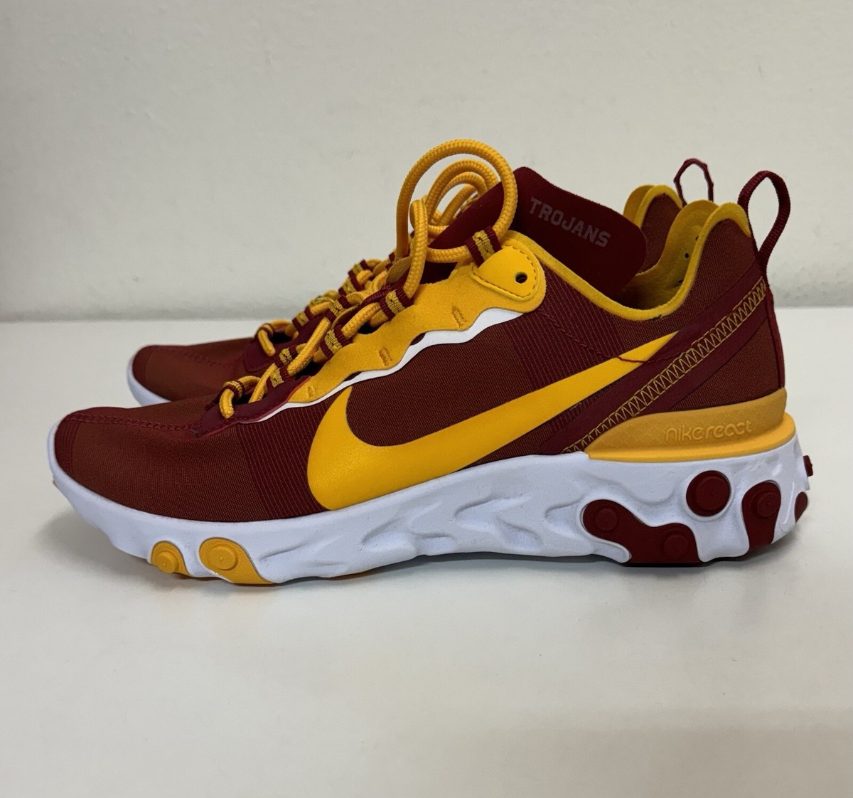 Usc Trojans Nike Element 55 Usc Nike React Element 55 Mens Sz USC