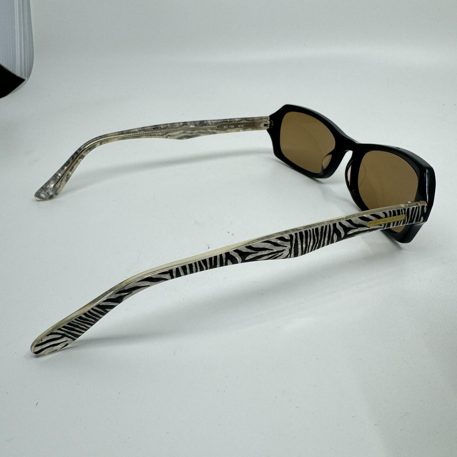 BCBGMAXAZRIA Sunglasses Frames Brown Rectangle 49… - image 4