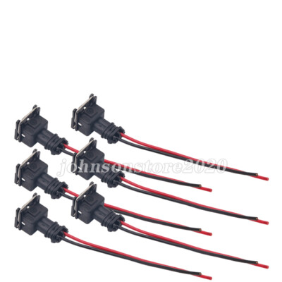 りんページ 6) Fuel Injector Connector Pigtail Harness For Nissan 300zx z31 84