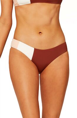 L Space 256168 Women's Color Block Classic Bikini Bottom Swimwear Size S