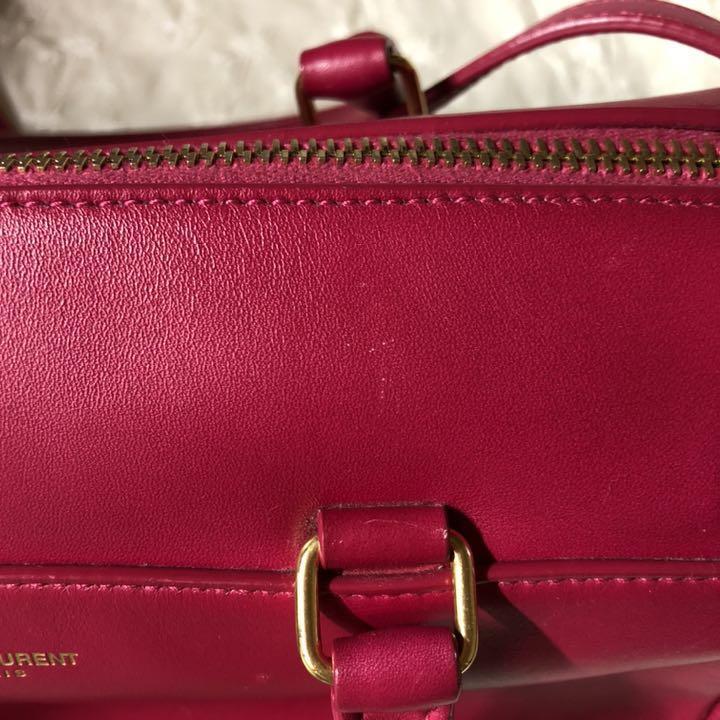 Borsa a tracolla YSL Saint Laurent rosa vivo 2 vie borsetta usata