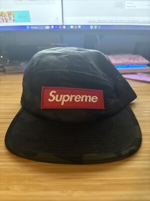 Supreme Nylon Camo Camp Cap - Olive Camo - SS16 | eBay UK