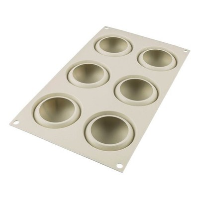 Silikomart 26234130065 Mini Drop Cake Molds 6 Shapes