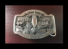 Vintage Operation Desert Storm Belt Buckle Limited Edition 1025 / 10,000