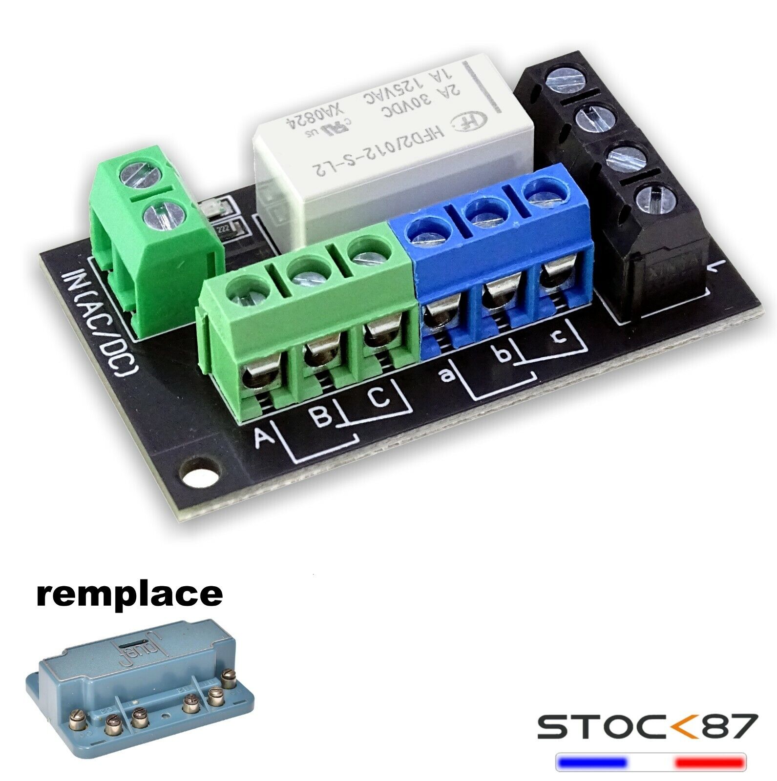 5427# module relais bistable 2 RT - Remplacement JOUEF 9893