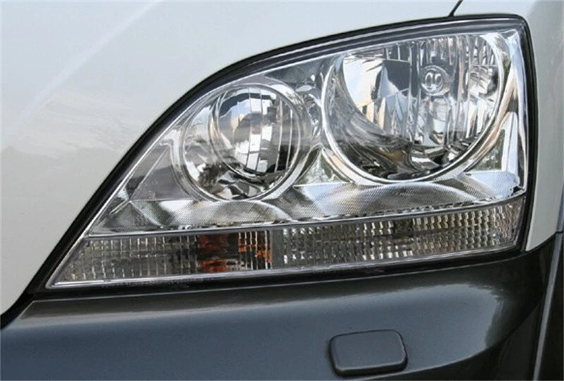 Cubierta de lente de faro lateral izquierdo para Kia Sorento 2004-2005 carcasa transparente de repuesto Foto 3 de 4
