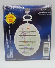 Janlynn Designs for the Needle Musical Notes 021-1389 Counted Cross Mini Kit