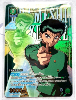 Union Arena Card YuYu Hakusho Yusuke Urameshi R Parallel