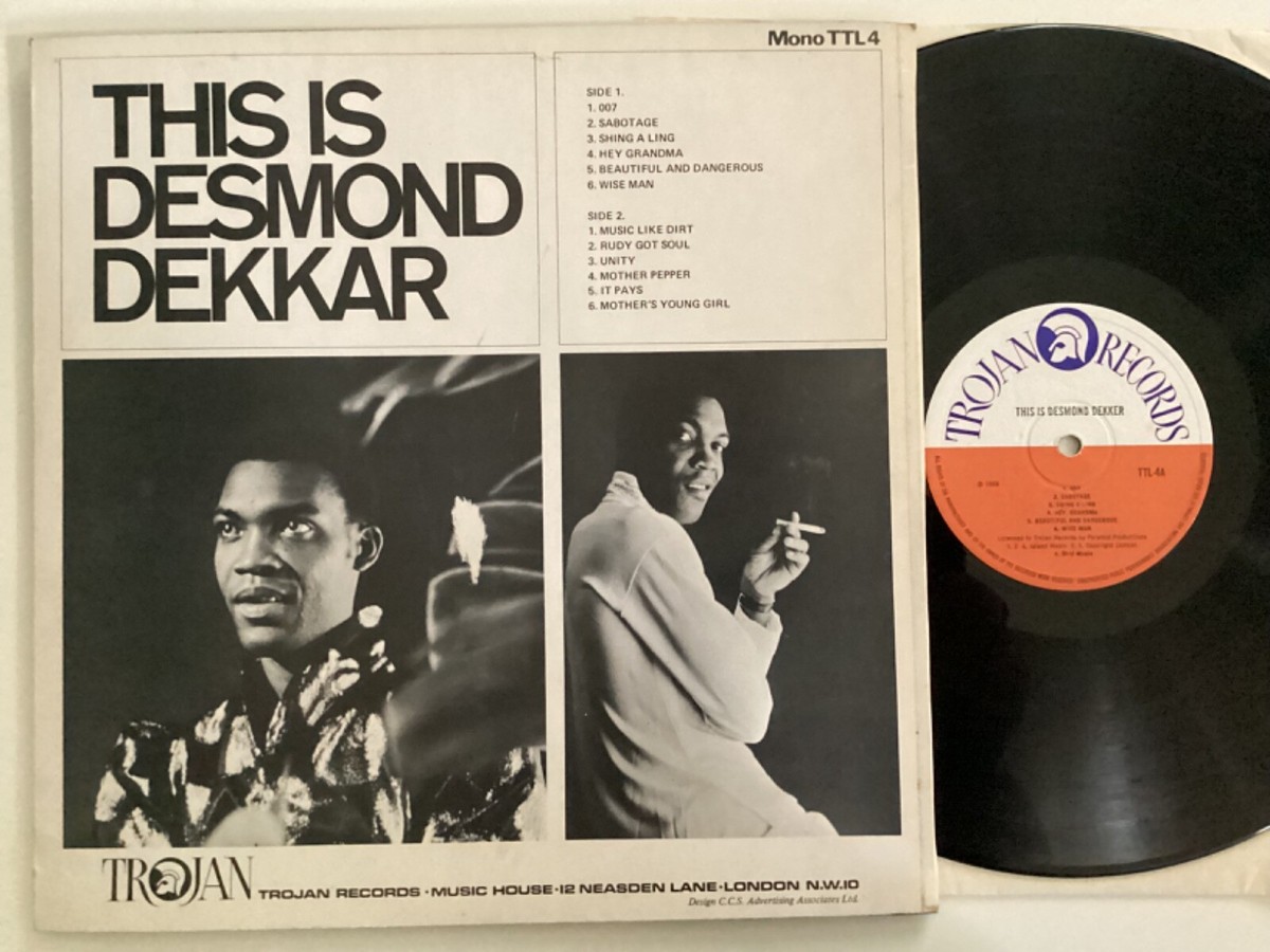 THIS IS DESMOND DEKKAR DEKKER MONO TROJAN TTL4 REGGAE VINYL