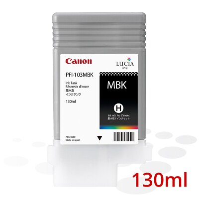 Canon PFI-103 MBK, Matt Schwarz, MHD abgelaufen, B-Ware Original