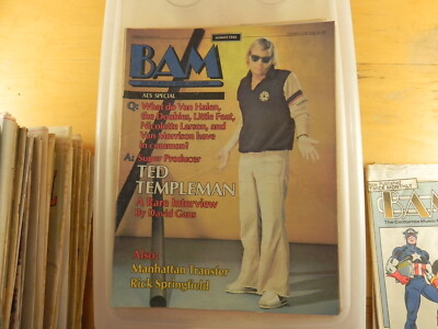 BAM magazine October 9 1981 #114   Van Halen producer Ted Templeman interview