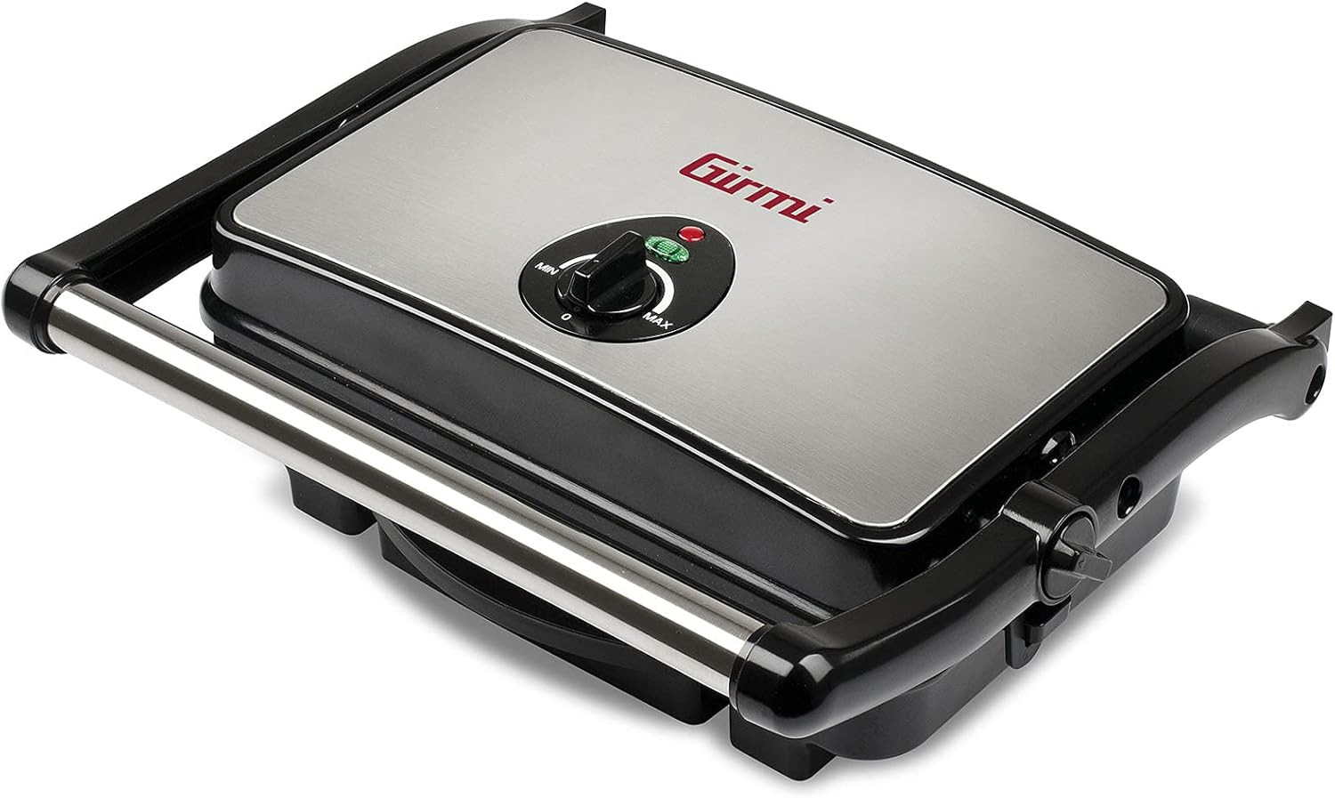 Girmi BS11 Bistecchiera Elettrica 1500W Inox | Piastra Antiaderente 27x17