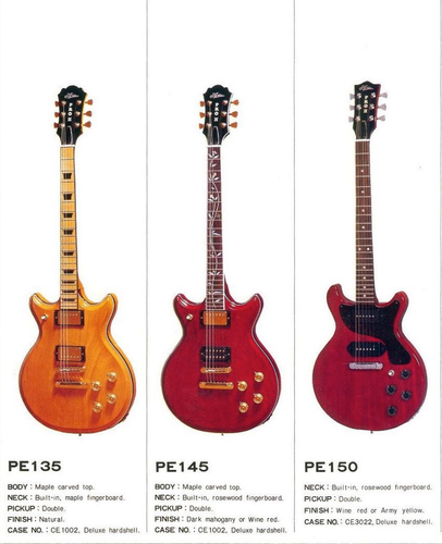Guitar ARIA Pro II PE 135/145 DC Prototype ! Rare Collector ! - 第 5/5 張圖片