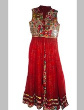 Latest Indian dress Plazoo with mirror work